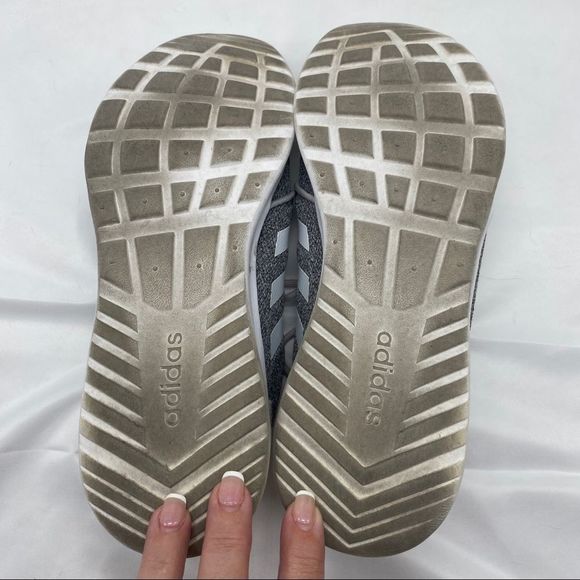Adidas Gray Cloudfoam Lace Up Sneakers Size 8.5 - Picture 9 of 9